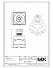 MaxxMacro (System 3R) 3R-659.16P ER Collet Chuck ER16 print