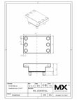 Maxx-ER (Erowa) ER-010644 Flat Holder 81X51 Aluminum Uniplate print