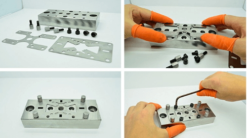 How are Maxx-ER reference plates assembled?