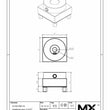 Maxx-ER (Erowa) 50 Stainless Round Stock Holder 0.750" 5