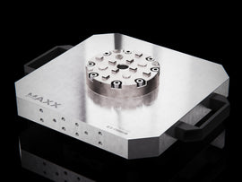 MaxxUPC Mandrin manuel pour palettes en acier inoxydable UPC