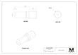 Maxx-ER (Erowa) 046221 Stainless Reference Bolt Spare Part M10 10pcs 5