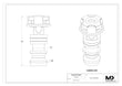 MaxxMacro (System 3R) Drawbar Long Automatic 605 Stainless 5