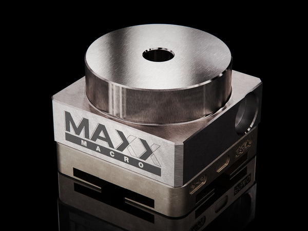 MaxxMacro 54 Support de crosse rond en acier inoxydable 10 mm