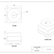 MaxxMacro 54 Support de crosse rond en acier inoxydable 20 mm