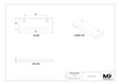 MaxxMacro MXRuler 23925 WEDM Standard 60mm Support Tab (Set of 2)