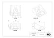 MaxxMacro MXRuler 2392 WEDM Support à profil bas