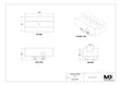 MaxxMacro 54 Porte-électrode à fente en aluminium U20x4"