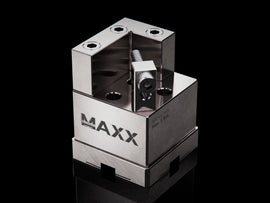 MaxxMacro (System 3R) 54 Stainless V-Block Holder Vise 8458 1