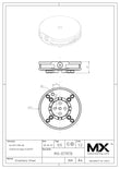 Maxx-ER (Erowa) Pallet P 148MM ER-071970 Blank Premium SS Pallet print