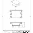 Maxx-ER (Erowa) 50 Aluminum Flat Holder 81x81mm 5