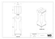 Maxx-ER (Erowa) 50 Aluminum Slotted Electrode Holder 4" Tall U15 5