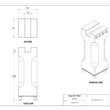 Maxx-ER (Erowa) 50 Aluminum Slotted Electrode Holder 4" Tall U15 5