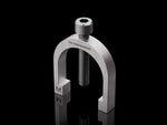 MaxxMacro Support de bloc en V 54 Manille de serrage 40 mm