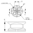 Maxx-ER (Erowa) 029015 50 Stainless Compact Holder Coin Standard 5