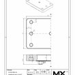 Maxx-ER (Erowa) 100 Flat Holder 150X92 Stainless Uniplate print