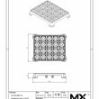 MaxxMacro (System 3R) Maxx-ER (Erowa) 20 Piece Electrode Holder Tray print