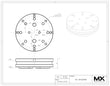 MaxxMacro Performance monobloc en acier inoxydable pour palette de 116 mm