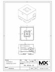 MaxxMacro (System 3R) Macro Aluminum S20 Pocket Electrode Holder print