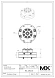 MaxxMacro (D/C) 54 Manual Chuck With Adjustable Base