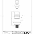 Maxx-ER (Erowa) Spigot ER-010751 Manual Chucking Spigot print