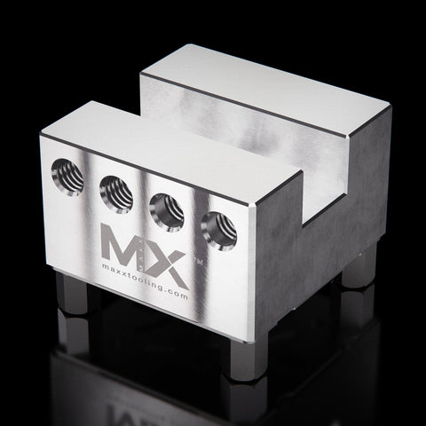 Maxx-ER (Erowa) Electrode Holder Aluminum Slotted U15 front