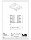 MaxxUPC (D/C) Ensemble de 4 segments de centrage UPC